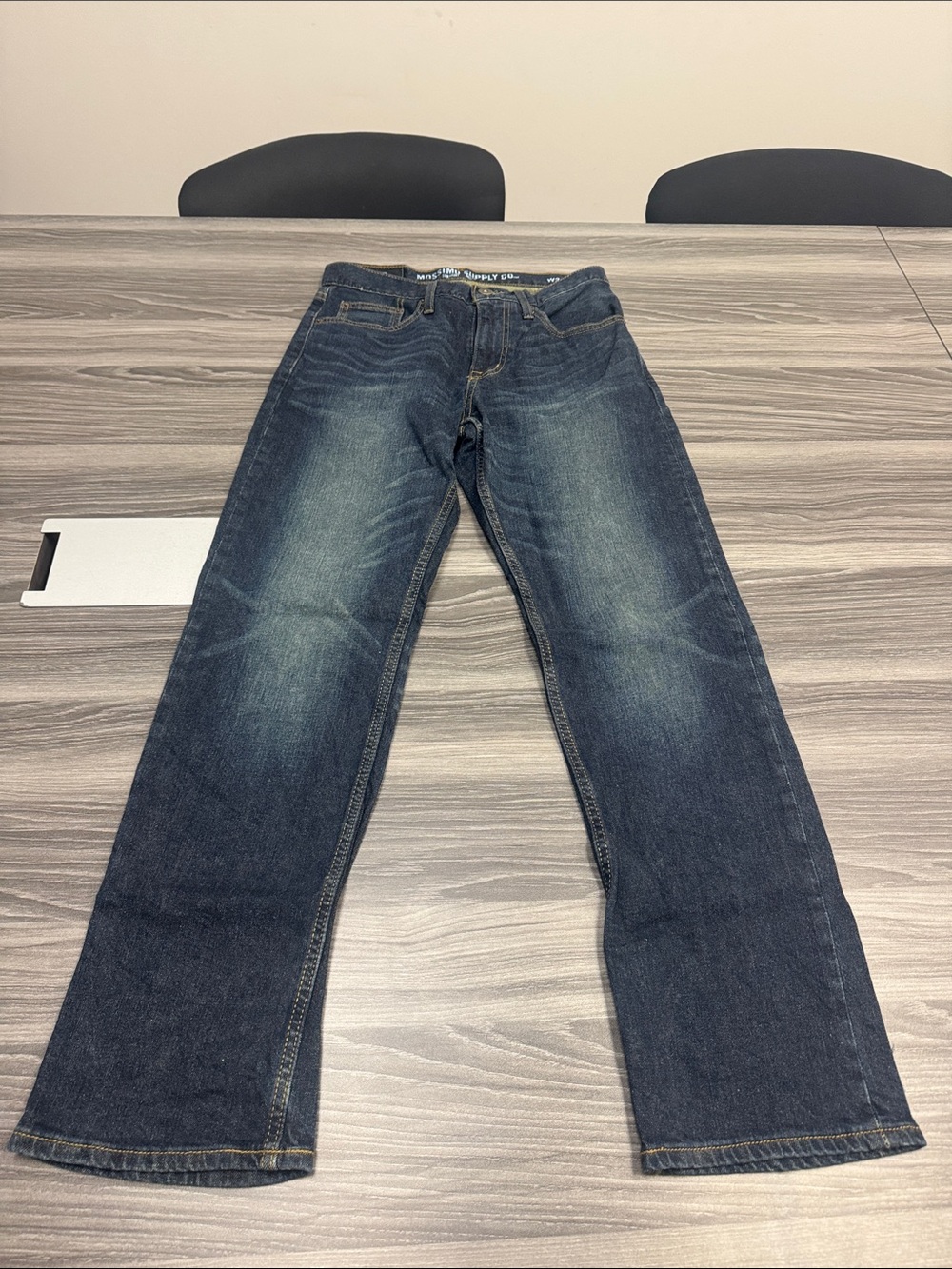 Mossimo Supply Co. Men's Straight Jeans - Indigo Wash